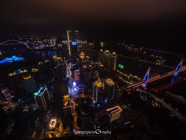 Night View High Up The Sky