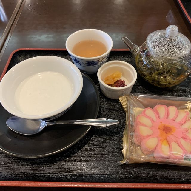 横浜中華街で工芸茶&工芸菓子でまったり🤭