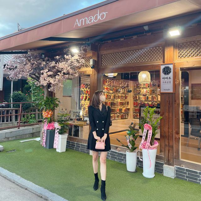 전주 한옥마을에 새로 오픈한 가죽공방 ”아마도“