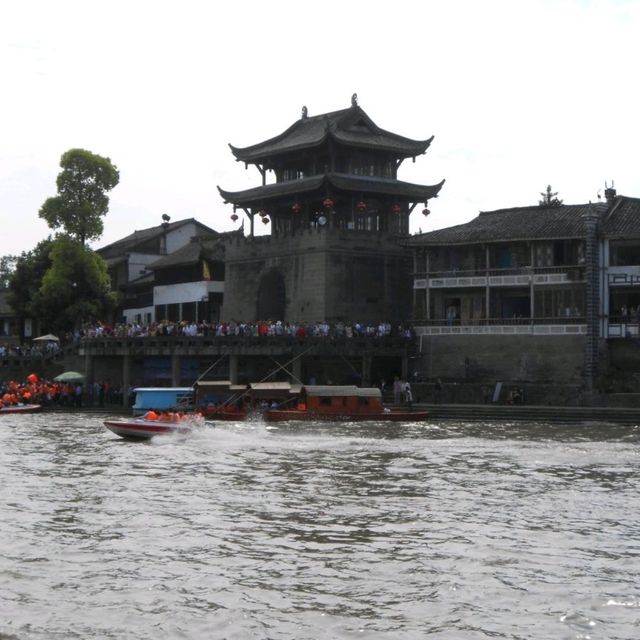 中国 四川省 "黄龍渓古鎮" 1700年の歴史!? 趣ある散策!!