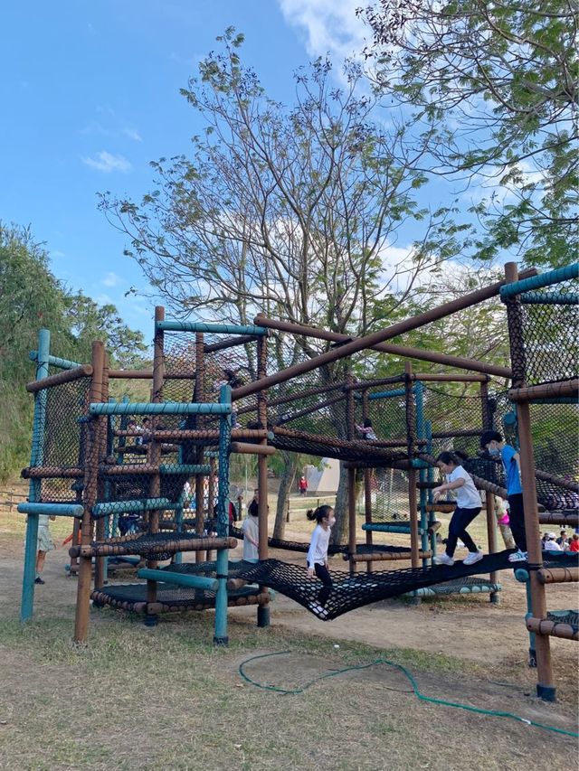 長洲遊 — 親子放電之選 大玩 zipline 繩網陣！