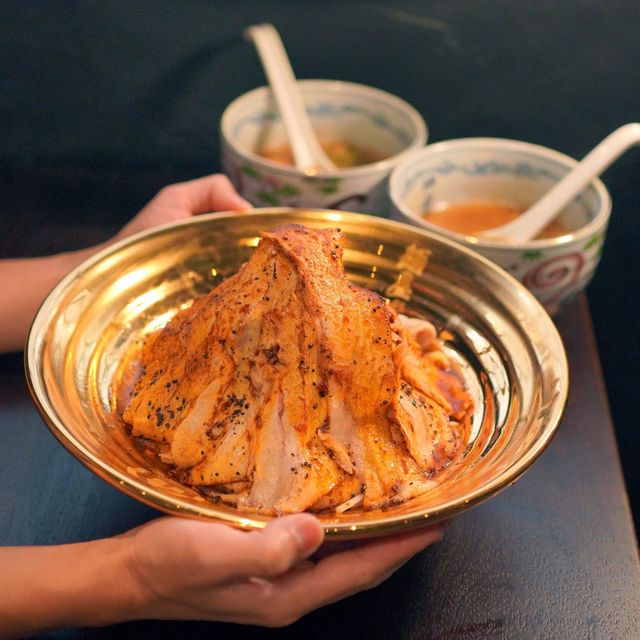 尖沙咀每日限定十食【火山極盛豚肉沾汁麵】 尖沙咀每日限定十食【火山極盛豚肉沾汁麵】