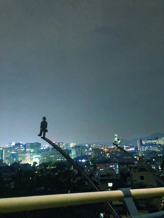 【ソウル】のんびり夜のお散歩🌙駱山公園から梨花洞壁画村まで🌙