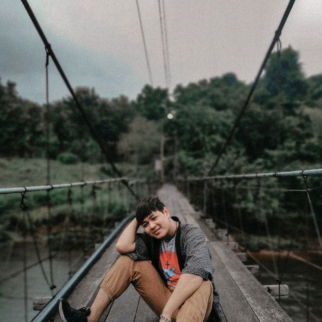 🌳สะพานแขวน ถ่ายรูปสุดปัง @ทองผาภูมิ🌳