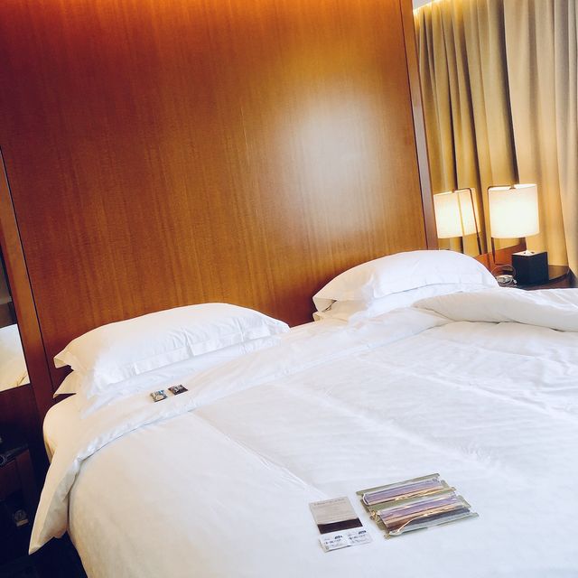 ㄧ趟下就可以沉睡的大床🛏️台北喜來登大飯店·五星級的享受🌟