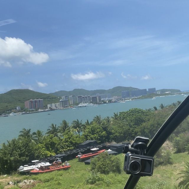 Helicopter Ride Over The South China Sea 