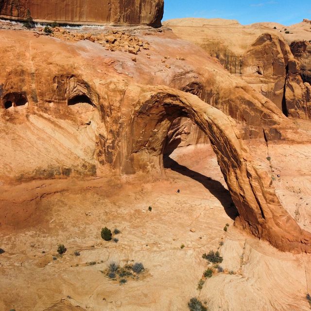 Spectacular aerial views Arches National Park