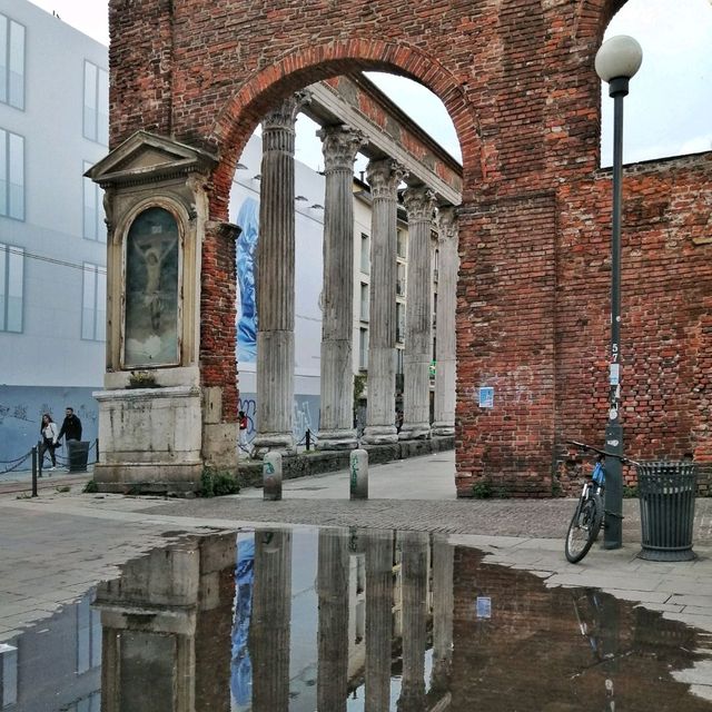 San Lorenzo and its columns in Milan