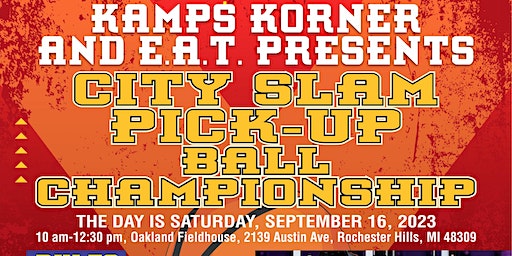 City Slam Pick-up Ball Championship (Rochester Hills) | Oakland Fieldhouse