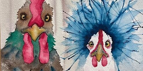 Watercolor Chicken Class | Moseley Arts Center