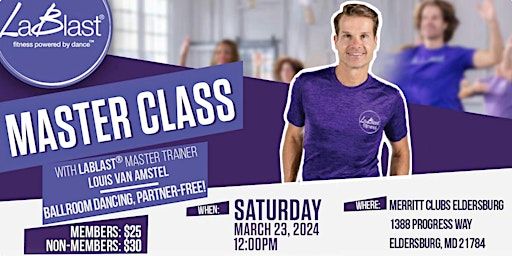 LaBlast MasterClass With Louis Van Amstel | Merritt Clubs Eldersburg