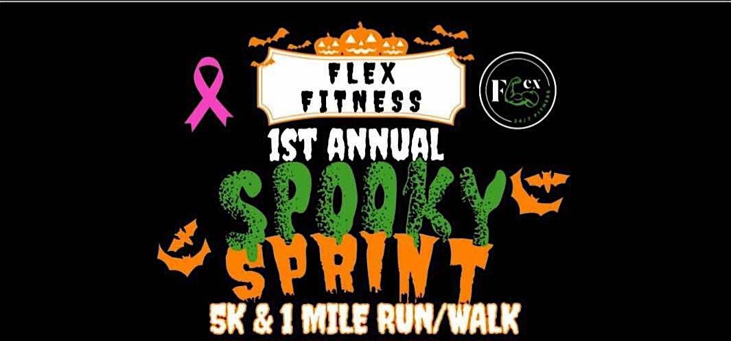 Flex Fitness Spooky Sprint 5k/1mile fun run | 118 N 14th Ave