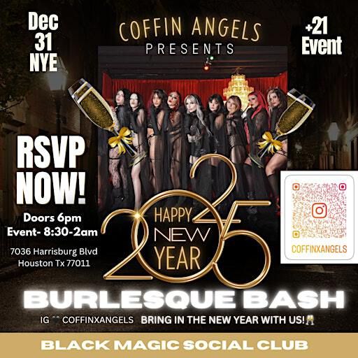 Coffin Angels NYE Burlesque Bash | Black Magic Social Club