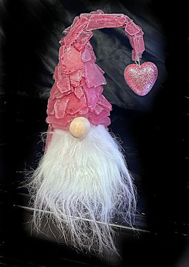 Valentines Sea Glass Gnome at Cre8 Studio Upstairs | Cre8 Studios Upstairs