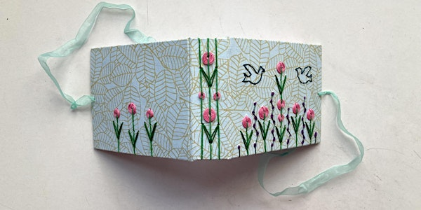 MY GARDEN - Embroidered -In-Person Bookbinding Workshop Worcestershire | Worcester
