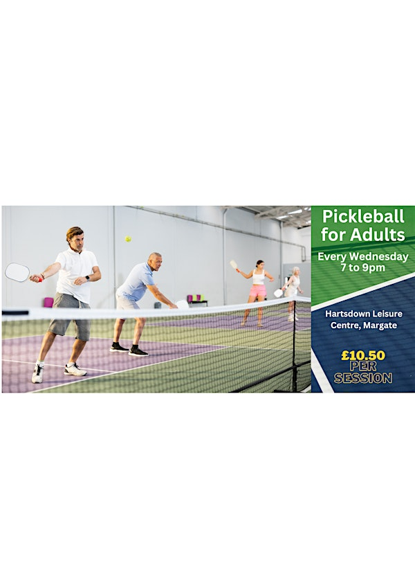 Pickleball Sessions for Adults | Hartsdown Leisure Centre Gym & Pool
