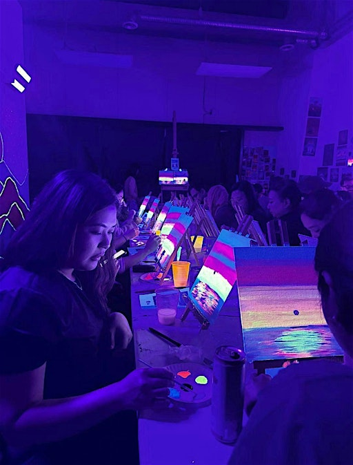 Paint Night - Dive Into the Ultimate Neon Experience | Palak StudioInk - Art Class | Face Painting | Paint Night