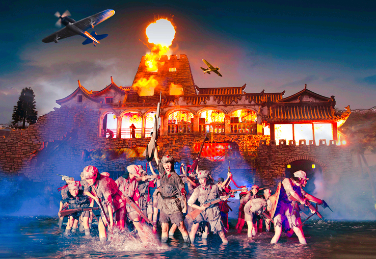 สวนแสดงละครของน้องสาวสีแดง | Sanya Silk Road Paradise