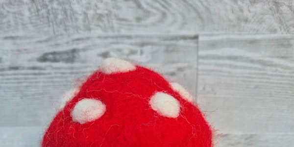 Needle felted Toadstool workshop (ECC2806) | Carlton Marshes Nature Reserve & Visitor Centre