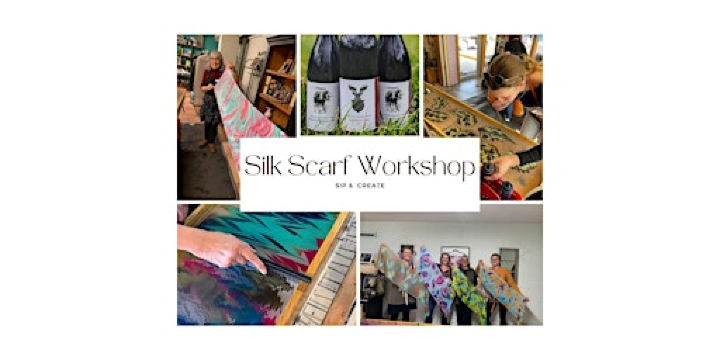 Create a Silk Scarf, SIP & CREATE Workshop- TAPPEN | Sunnybrae Vineyards & Winery