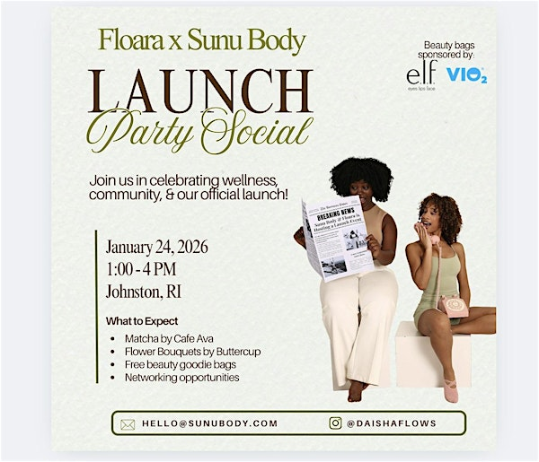 Floara X Sunu Body Launch Party Social | The Luxe Studio