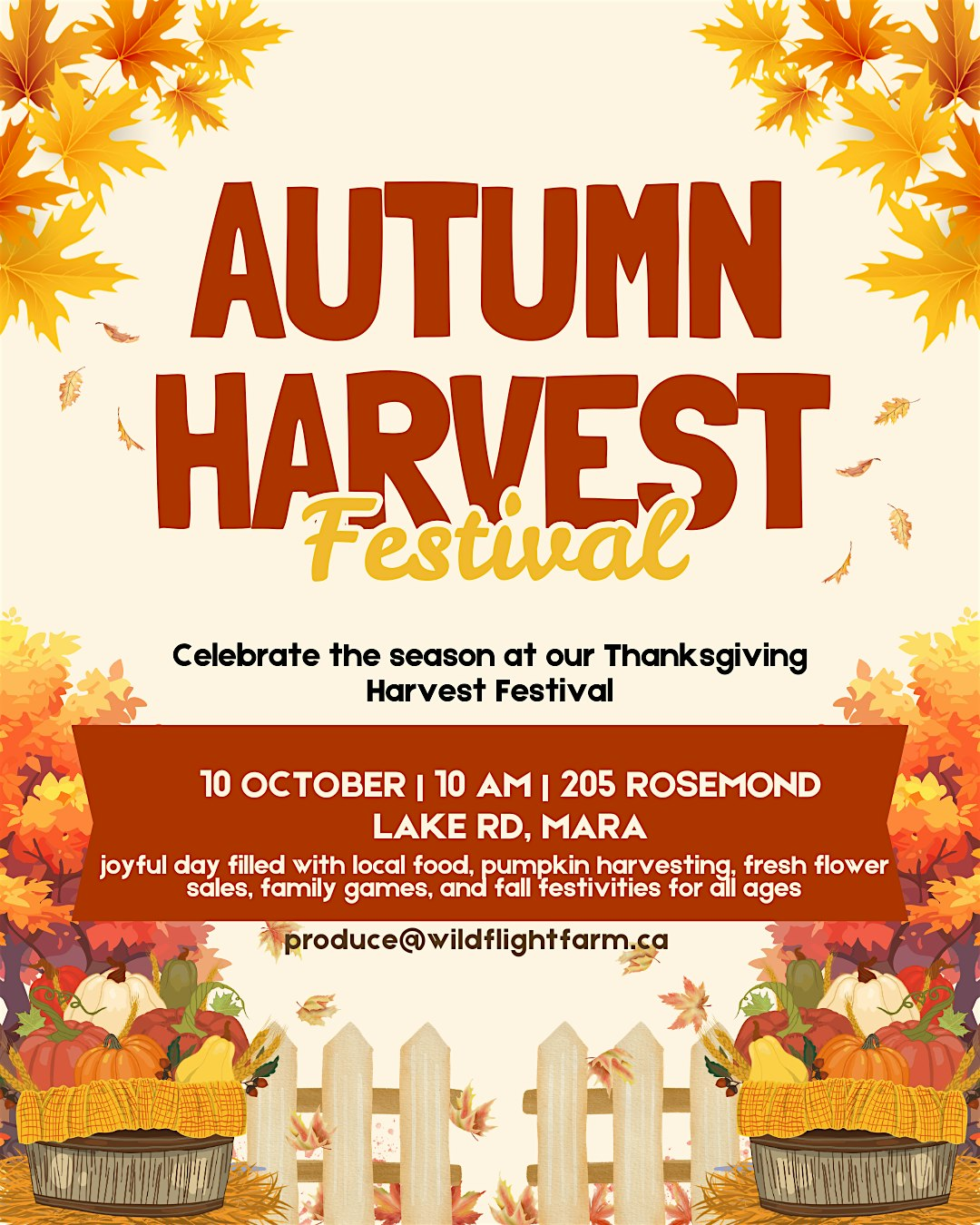 Autumn Harvest Festival | 205 Rosemond Lake Rd