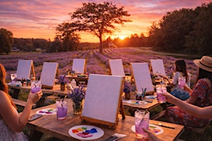 Lavender Sunset  Paint & Sip at Tranquility Trail Farm, Ontario | 5th July | Tranquility Trails Farm