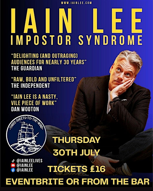 IAIN LEE LIVE @ THREE SHEETS | Three Sheets to the Wind