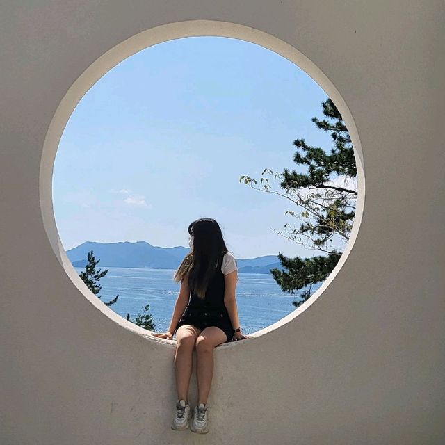 거제도 뷰가 예술인 신상 카페 '오송웨이브'