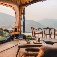 Glamping บนดอยกลางไร่ชาสุดปัง