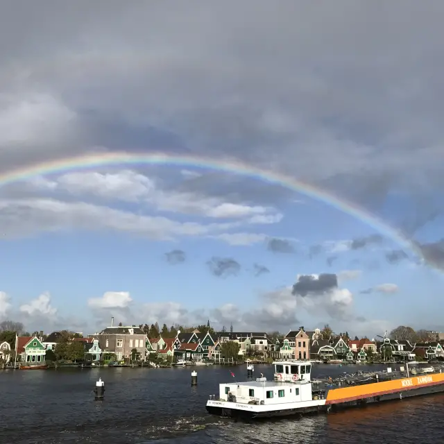 Zaanse Schans, Netherlands - Seeing Windmill