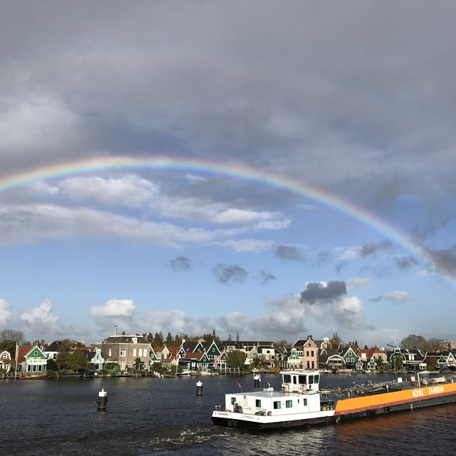 Zaanse Schans, Netherlands - Seeing Windmill