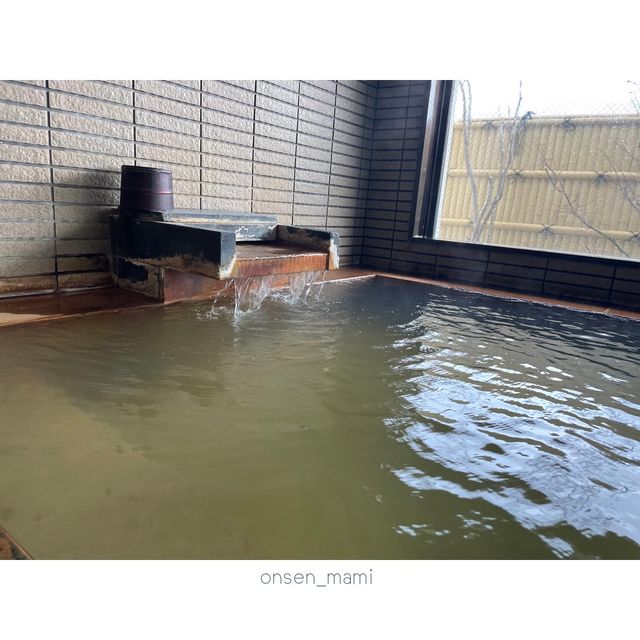 鉄分多めの100%天然温泉♨️