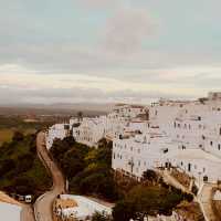 Magical Castle Vilage on a top of a Mountain