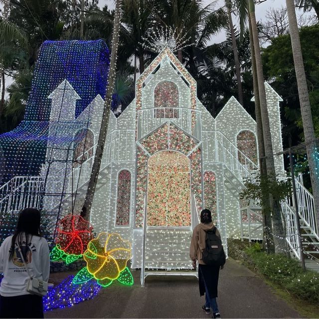 東南植物楽園のイルミネーション