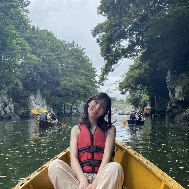 여유롭게 나룻배 타면서 즐기는 쇠소깍💛