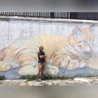 An Empty Street With a Unique Art