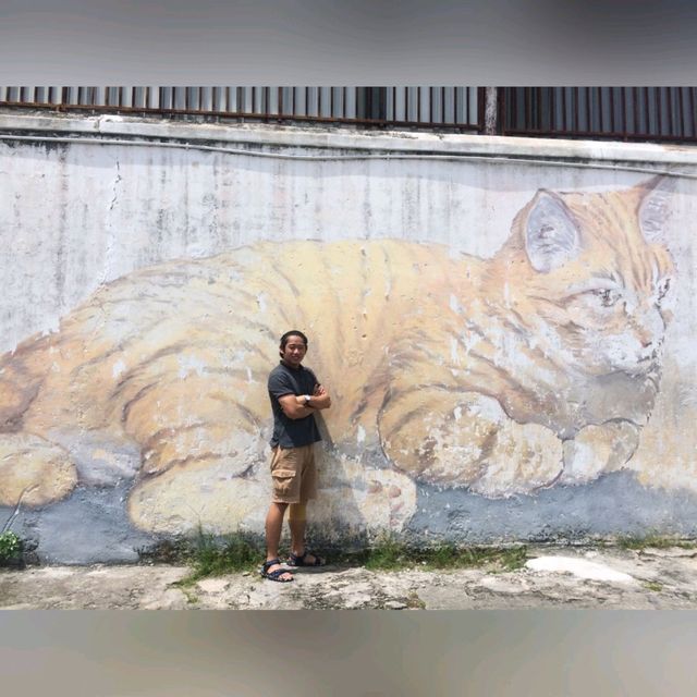 An Empty Street With a Unique Art