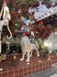 韓国/ソウル【益善洞】キリンやライオンのオブジェがある🦒🦁広々としたカフェ
