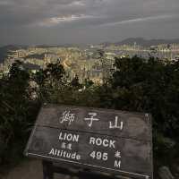 獅子山的日與夜-獅子山公園影獅子山真係幾似獅子
