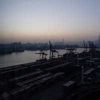Staycation之藍巴勒海峽的日出