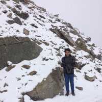 Snowy Khardung La Pass 