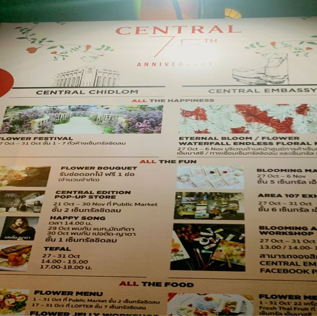 75 th Anniversary Central Chidlom