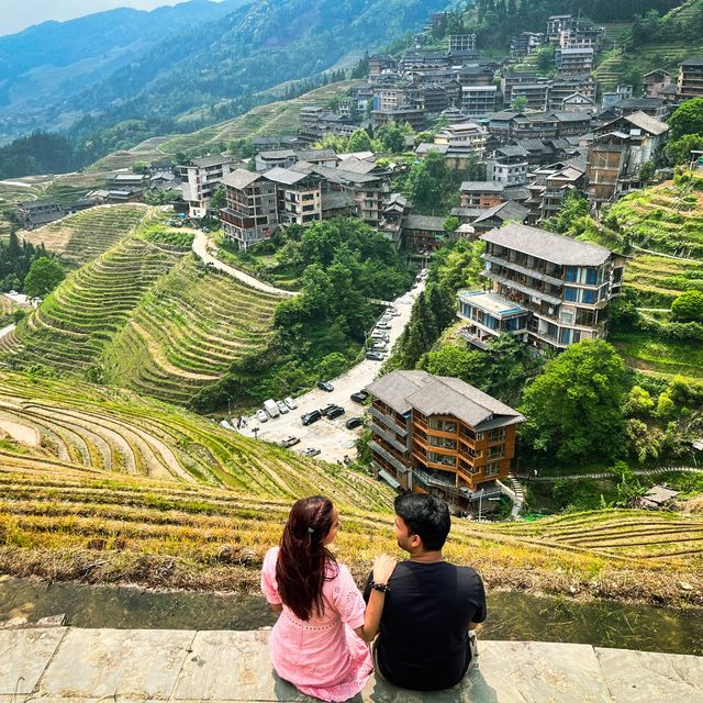 longsheng Rice terrace during May day holiday