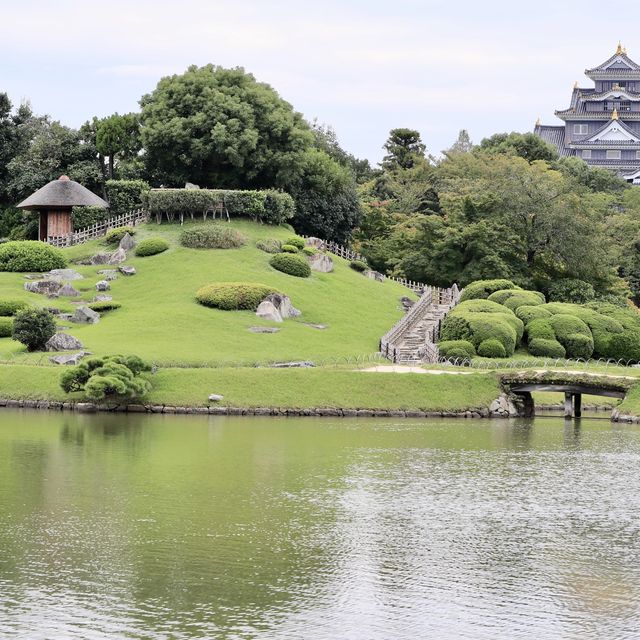日本三大名園之～岡山後樂園