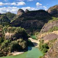 climbing to Tianyou Peak, Wuyi Mountain 