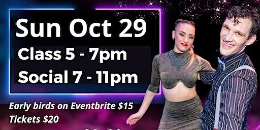 Bachata Baobab Halloween - Lesson and Social Dancing | Bissap Baobab SF