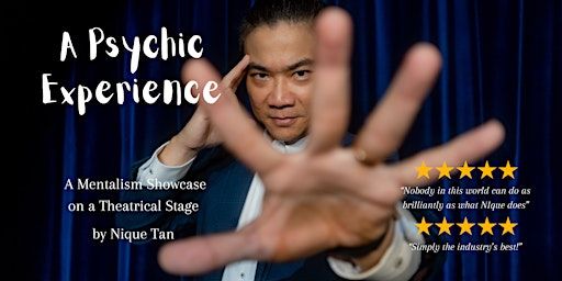 Mentalism & Mind Magic Show - A Psychic Experience by Nique Tan | Theatre of Wonder, 61 Ubi Rd 1,  #03 07