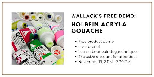 Wallack's Free Demo: Holbein Acryla Gouache | Wallack's Art Supplies and Framing