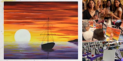 Paint & Sip Night - Crawley - 'Harbour Sunset' | Europa Gatwick Hotel